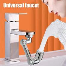 Universal 1080°Swivel Robotic Arm Swivel Extension Faucet Aerator Kitchen Sink Faucet Extender Mixer Tap Nozzle Flow Mode