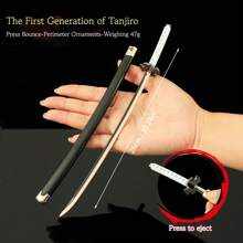 1pc Merchandise - Sword Model - Home Decor - Full Metal Model - Alloy Material - Kanroji Mitsuri Sword Model - New Launch Spring-Loaded Sword - Perfect Gift - Birthday Gift - Ideal Present - Surprise Gift - Holiday Gift - Seasonal Gift - Halloween Gift - Christmas Gift - Gift - Toy