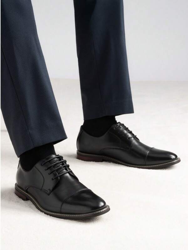 Chaussures Derby pour hommes, chaussures classiques à lacets pour usage professionnel