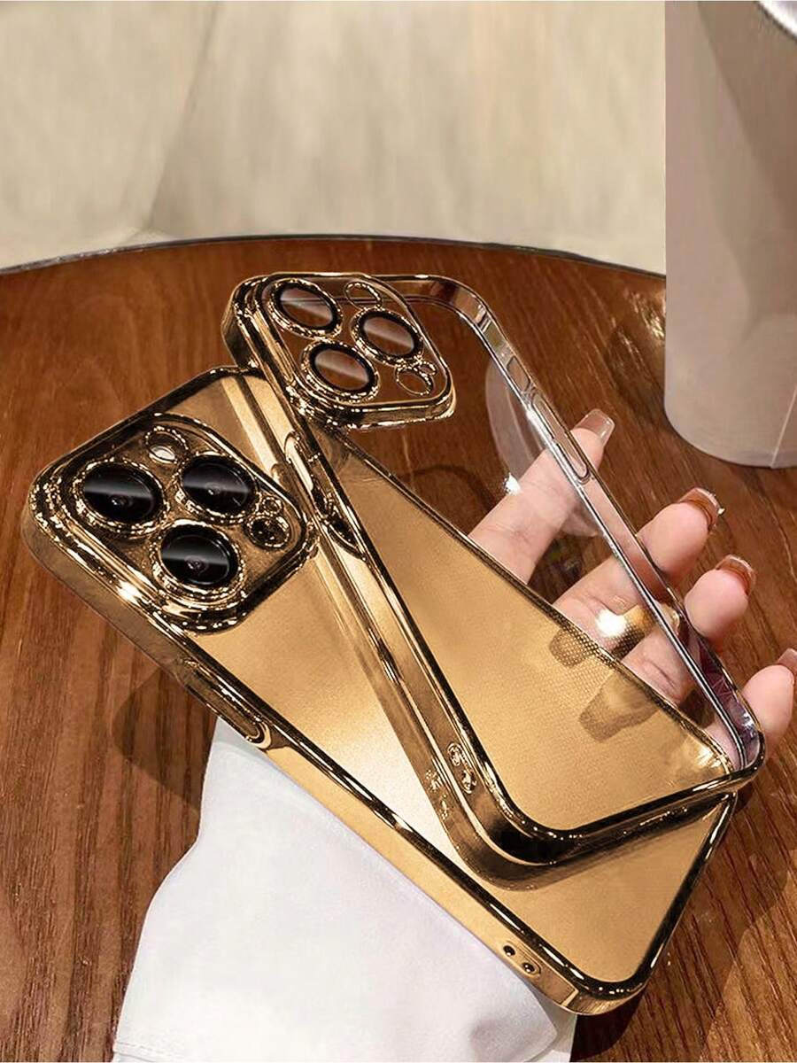 Funda básica para teléfono. Funda transparente con marco de contraste. Compatible con phone 15/15 Pro (1 unidad)