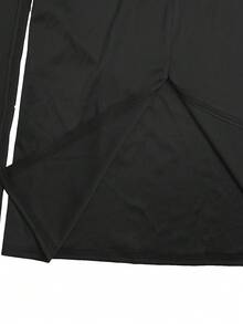 Women Cape Full Sleeve Sparkling Rhinestone Party Dress Sexy Night Birthday Elegant Evening Formal Dress, Gown, For Wedding Guest - Black - View 9