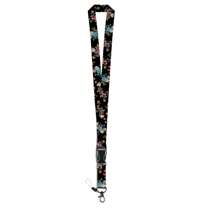 1pc Versatile & Multi-Pattern English ID Card Lanyard, 20.91 Inch (53.1 Cm) Simple & Fashionable Detachable Neck Strap For Teachers, Nurses, Daily Use, Office Supplies - White Flower, Pink Stay Arrow, Rainbow Flower Styles,School Supplies,Back To School