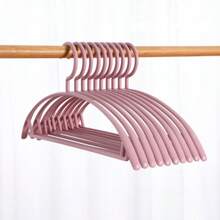 20pcs/10pcs No-Slip Thicken PP Clothes Non-Marking Hangers For Home Bedroom Bathroom Wardrobe, Wide Heavy Duty Clothing Rack