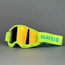 Óculos de Proteção Náfeib Resistentes a Vento e Areia para Motocross, Motocicletas de Terra, Esqui, Corrida e Esportes de Inverno Ao Ar Livre - Óculos Decorativos e Estilosos, Perfeitos para Presentes de Férias na Praia, Ao Ar Livre e Viagens