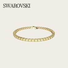Swarovski MATRIX手鍊女士手鍊金色中號5648933 - 金色 - 查看 3
