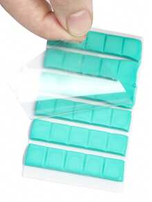 30 件全新指甲粘合剂粘土可重复使用粘性凝胶用于美甲练习架展示架假指甲修甲工具、美甲用品、美甲工具、美甲工具、返校、指甲、按压指甲的美甲工具 - 綠色 - 查看 4