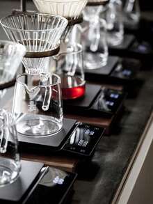 1 pieza Báscula digital de café negra y elegante - Báscula para café, espresso y goteo, báscula de cocina de 3000g/6.6 lbs, requiere 3 pilas AAA (pilas no incluidas) - Multicolor - Ver 9