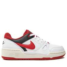 Nike Full Force Low - 白-紅-黑 - 查看 1