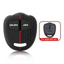 New Silicone Car Key Case Cover For Mitsubishi Evolution Lancer EX Grandis Outlander Triton Pajero ASX - Black - View 3