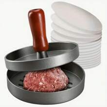 One Hamburger Press Round Hamburger Mold Rice And Vegetable Roll Press Meat Pie Press Mold Hamburger Maker Press Meat Filling Hamburger Oil Paper
