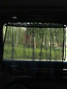 2pcs/4pcs Car Sunshade Summer Curtains Summer Mesh Suction Cup Type Car Privacy Curtains Car Windows Sun Protection Sunshade Side Gear