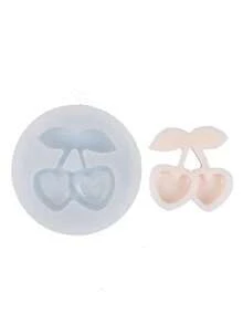 1pc Cherry Shaped Multi-Purpose Silicone Mold - White - View 4