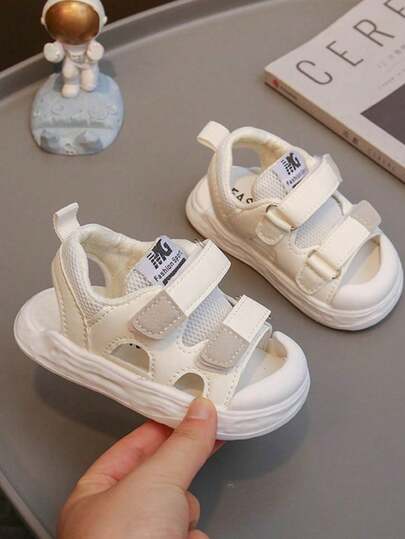 New Fashionable Children Flat Sandals, Girls Sports Baby Sandals With Soft Non-Slip Sole, Comfortable Summer Beach Sandals