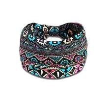 Women Fashion Hair Accessories Headband With Printed Pattern, Comfortable Anti-Slip Sports Hairband, Knotted Decor Headscarf, Elegant Hair Ornament - Multicolor - View 8