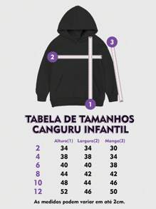 Kit Com 2 Moletom Canguru Infantil Sem Estampa Liso Meninas