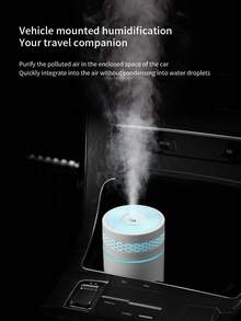 USB Electric Humidifier, Aroma Diffuser, Essential Oil Purifier, Aroma Atomizer With Light, Suitable For Cars, Homes, Bedrooms, Small Desktop Humidifier For Home Use, Replenishes Moisture, Sprays Humidification, USB Portable Car Night Light Aroma Diffuser, Small Air Humidifier With LED Light Aroma Diffuser.