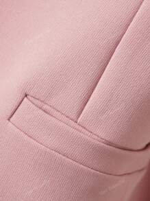 Women's Solid Color Vest, V-Neck Jacket, Slim Fit, Spring/Autumn, Fashionable Commuter, Open Front, Female Clothing