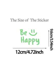 1 件，Be Happy 夜灯镜子装饰贴纸 - 綠色 - 查看 8