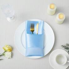 Colorful Satin Napkins For Various Party Decorations - Multicolor - View 22