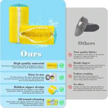 Shoes Multi-Functional Washing Bag,Shoe Washing Machine Bag ,Laundry Shoe Bag For Washer And Dryer - Reusable Sneaker Washing Bag With Extra Strength & Secure Zipper For All Shoes Types ,Protects & Cleans Shoes For Sneaker Tennis Shoes Unstain Cleaner Kit