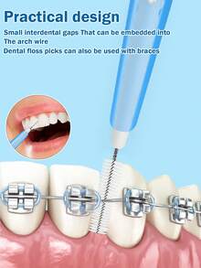 Dr.Emma 艾玛博士 30 件牙间刷，牙齿清洁工具，口腔卫生牙间刷，牙签清洁器，用于细节清洁
