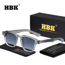 HBK HBK New Casual Glasses - Square Temple Metal Core Fashion Frame,Men's Women's Classic Eyeglasses, Suitable For Outdoor Sports, Travel, Driving & Beach Parties Street Decors Photo Props With Full Package For Summer Beach Vacation,Outdoor,Travel