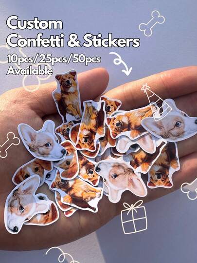 Personalized Party Decorations, Customized Face Stickers, Photo Paper, Funny Stickers, Suitable For Birthdays, Weddings, Celebration Parties, Festivals, Creative Party Supplies,Art Activities For Children,Christmas Gift Supplies