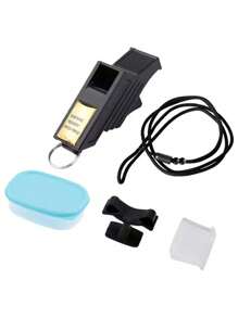 1pc Football /Referee Whistle, High Decibel Sports Whistle For Basketball Game, Outdoor Survival Plastic Whistle