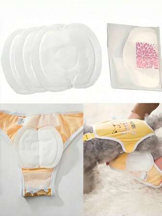 D-GROEE Diaper Dog Sanitary Pantie With Suspender Physiological Shorts Puppy Polka Dot Striped Diapers Pants For Small Girl Female Dogs Cat