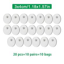 EMS Massage Patch TENS Unit Body Massager Stickers 3.5mm Snap Connector Latex-Free Self-Adhesive Reusable TENS Electrode Pads - Multicolor - View 14
