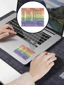 1pc English Keyboard Shortcut Stickers For All Laptop Models