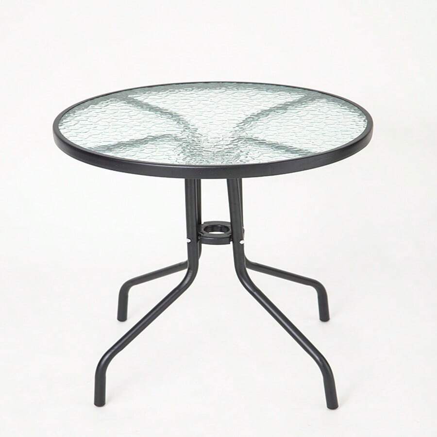 户外桌阳台休闲玻璃圆桌