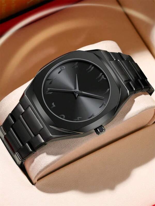 GORBEN Modern Minimalist Personalized Creative All Watch Arabic Digital Sports Leisure Alloy Men's Watch Unique Design Watch