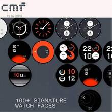 CMF By Nothing Watch Pro 2, 1,32" AMOLED, Theo dõi sức khỏe, Giám sát SPO₂, 120 chế độ thể thao, Tuổi thọ pin 11 ngày, Điều khiển camera và nhạc từ xa, Mặt đồng hồ tùy chỉnh & Nhắc nhở & Tiện ích - nhiều màu - Xem 7