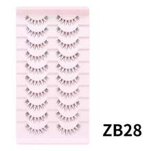 10 Pairs Natural Looking Handmade 3D Cartoon Crossed False Eyelashes For Beginners - Natural Lashes - View 5