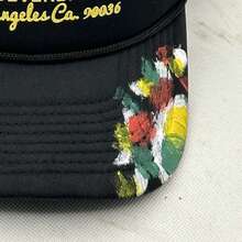 Letter Trucker Hats High Street Hip Hop Black Star Baseball Cap Casual Outdoor Mesh Adjustable Dad Hat For Men Women