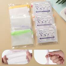 OUTBALL Exfoliating Bar Soap Pouch, Double Layer Thicken Foam Net, Bubble Mesh Bags, Soap Saver Sack, Drawstring Holder Bags For Bath & Shower,10/20/30/40/50 Counts, Random Color