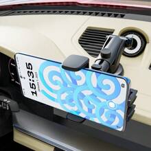 1 Pc Suction Cup/Air Vent Clip Multi-Function Vehicle Dashboard Holder - Navigation Bracket - Applicable For Cars, RVs, Trucks And Other Vehicles - High Quality ABS Material - 360° Adjustable, Extendable And Rotatable