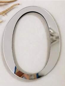 Pegatinas decorativas de pared de letras de espejo acrílico 3D gruesas, 10cm/15cm/20cm letras autoadhesivas extraíbles de espejo acrílico, resistentes al agua y a la corrosión
