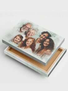 Catygift Cuadro personalizado con combinación de fotos - Captura el retrato de tus seres queridos a partir de fotos - Regalo único para la familia, para amigos, multifuncional, ornamental, reutilizable, exquisito, elegante, de alta calidad, colorido, moderno, personalizado, único, regalo ideal para él, regalo ideal para ella, novio, papá, novia, mamá, familia, amigos, sala de té, hogar, jardín, oficina, para aniversarios, para el Día de San Valentín, para el Día de la Madre, para cumpleaños, para el Día del Padre, para graduación, para bodas, para inauguración de vivienda, decoración del hogar