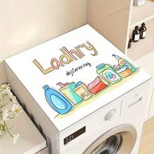 1PC Custom Rubber Mat For Washing Machine Mat, Laundry Room Mat - Multicolor - View 2