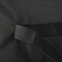 Patio Cushion Storage Bag, Waterproof, Windproof, Dustproof, UV Resistant, Black 420D Ox Cloth, Zipper Closure, Ergonomic Carrying Handles, Rectangular - Black and White - View 9