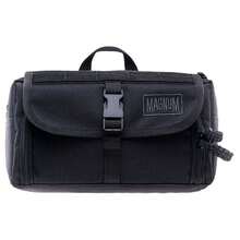 Castor Toiletry Bag (Black) - Coffee Brown - View 2