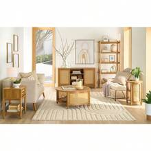 Springwood Caning Desk Light Honey Finish - charcoal - View 3