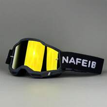 Óculos de Proteção Náfeib Resistentes a Vento e Areia para Motocross, Motocicletas de Terra, Esqui, Corrida e Esportes de Inverno Ao Ar Livre - Óculos Decorativos e Estilosos, Perfeitos para Presentes de Férias na Praia, Ao Ar Livre e Viagens