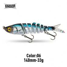Kingdom Barbecue-L Fishing Lures Multi Jointed Sections Bait 90mm 120mm 140mm Artificial Hard Sea Swimming Baits - Multicolor - View 7
