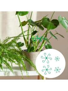 8pcs (4 Large & 4 Small) Plant Support Cages, Plastic Trellis Climbing Hooks, Reusable Indoor/Outdoor Plant Climbing Frame, Flower Holder Grid Growth Accessories, Home & Living | Outdoor & Garden | Plant Stands | Protectors | Plant Cages & Stands (Random Color & Style)