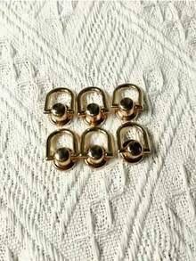 4-Piece Package With Connecting Buckle, Metal Keychain, Luggage Pull Ring Buckle, Bag Modification Accessories, Hardware Accessories, Suitable For Bags And Phone Cases, With Screw Accessories - Easy To Install Buckle And Hook For Handbags, Faux Leather Crafts, And Luggage Straps - Multicolor - View 10