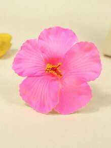 1PC Hibiscus Flowers Hawaii Party Summer Party DIY Decorations Artificial Flowers Hula Girls Favor Hair Decoration Flower Hair Clips Claw Clips Hair Claws Hair Slide Hair Barrettes