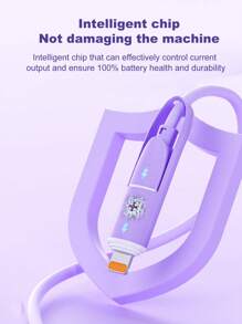 OIITH 4-In-1 60W/100W(MAX)/27W Type C Fast Charging Cable, Silicone Micro USB Type C Charger ,Suitable For Smart Phone USB Multiple Ports, Charging Cable Compatible With Iphone 16/15/14/13/12/11/ S24/S23/S22/S21, Vivo,Compatible With Samsung,Can Charge Other Devices At Full Speed! Nan